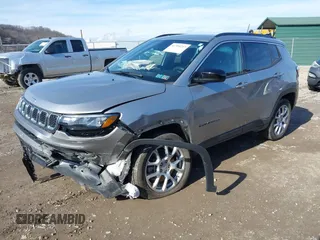 2023 Jeep Compass Latitude Lux with VIN 3C4NJDFN0PT519625, listed as a IAAI auction lot 41704213 with 10,618 mi miles and . Bid and sale history available at DreamBid. Image 17.