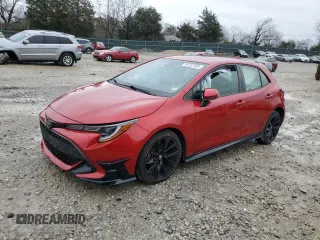 2021 Toyota Corolla Hatchback SE with VIN JTND4MBE3M3109820, listed as a Copart auction lot 84167304 with 34,302 mi miles and Salvage Title. Bid and sale history available at carsss.com. Image 1.