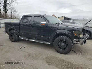 2009 Ford F-150 XL with VIN 1FTPW12V79FB39595, listed as a Copart auction lot 47639345 with 157,589 mi miles and Salvage Title. Bid and sale history available at carsss.com. Image 4.