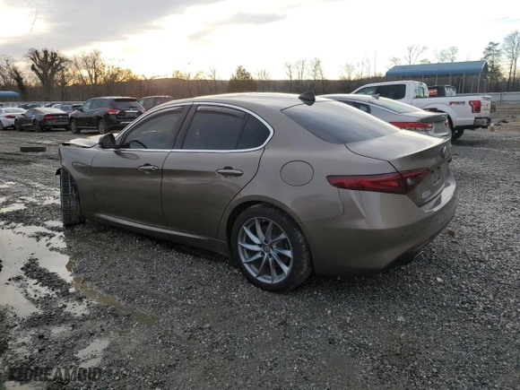 2019 Alfa Romeo Giulia with VIN ZARFAMAN5K7599714, listed as a Copart auction lot 44950765 with 0 mi miles and Salvage Title. Bid and sale history available at carsss.com. Image 2.