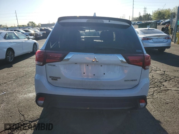 2018 Mitsubishi Outlander ES with VIN JA4AZ3A33JZ064156, listed as a Copart auction lot 55072645 with Not provided miles and Non repairable. Bid and sale history available at DreamBid. Image 6.