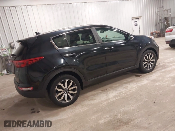 2017 Kia Sportage EX with VIN KNDPN3AC9H7044253, listed as a IAAI auction lot 41931607 with 77,025 mi miles. Bid and sale history available at carsss.com. Image 4.