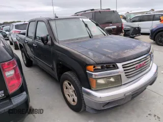2009 GMC Canyon SLE1 with VIN 1GTCS139098105790, listed as a Copart auction lot 75133584 with 0 mi miles and Non Repairable. Bid and sale history available at carsss.com. Image 4.