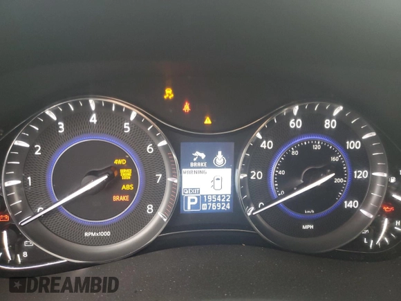 2012 Infiniti QX56 7-passenger with VIN JN8AZ2NE2C9021981, listed as a Copart auction lot 78465744 with 195,422 mi miles and Salvage Title. Bid and sale history available at carsss.com. Image 9.