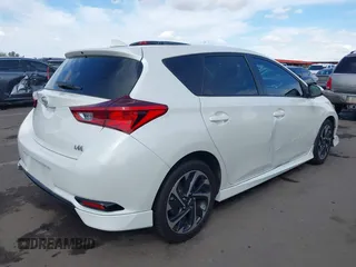 2016 Scion iM with VIN JTNKARJE4GJ517791, listed as a IAAI auction lot 41806605 with 140,956 mi miles. Bid and sale history available at carsss.com. Image 4.