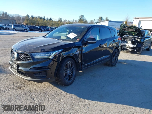 2019 Acura RDX w/A-Spec Pkg with VIN 5J8TC2H69KL005175, listed as a IAAI auction lot 41469189 with 98,827 mi miles. Bid and sale history available at carsss.com. Image 17.