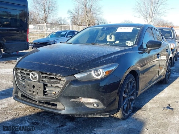 2018 Mazda Mazda3 4-Door Grand Touring with VIN 3MZBN1W34JM224997, listed as a IAAI auction lot 41421875 with 49,233 mi miles. Bid and sale history available at carsss.com. Image 2.
