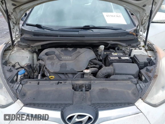 2013 Hyundai Veloster w/Black Int с VIN KMHTC6AD9DU155259, выставлен на аукционе IAAI как лот 42361365 с пробегом 261 896 миль миль и . История ставок и продаж доступна на DreamBid. Изображение 10.