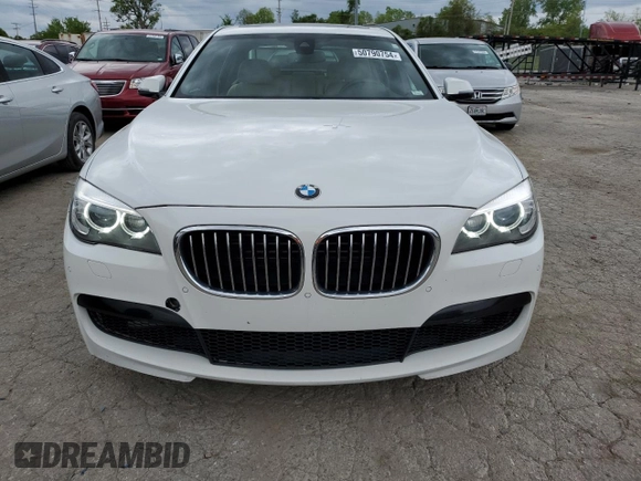 2014 BMW 7 Series ALPINA B7 xDrive with VIN WBAYF8C57ED142575, listed as a Copart auction lot 50790754 with 95,676 mi miles and Salvage Title. Bid and sale history available at DreamBid. Image 5.