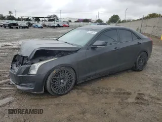 2015 Cadillac ATS Sedan Luxury RWD with VIN 1G6AB5RX6F0120411, listed as a Copart auction lot 45186435 with 78,841 mi miles and Salvage Title. Bid and sale history available at carsss.com. Image 1.