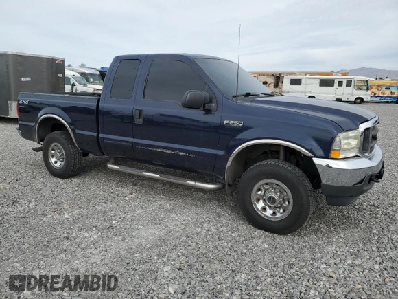 2003 Ford F-250 XL with VIN 1FTNX21L33EC53519, listed as a Copart auction lot 50188755 with 212,101 mi miles and Salvage title. Bid and sale history available at DreamBid. Image 4.