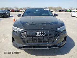 2022 Audi e-tron Premium with VIN WA1AAAGE7NB027856, listed as a Copart auction lot 49494955 with 53,947 mi miles and Salvage Title. Bid and sale history available at DreamBid. Image 5.