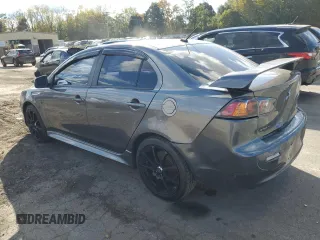 2010 Mitsubishi Lancer GTS with VIN JA32U8FW9AU024586, listed as a Copart auction lot 74710514 with 92,534 mi miles and Salvage Title. Bid and sale history available at DreamBid. Image 2.