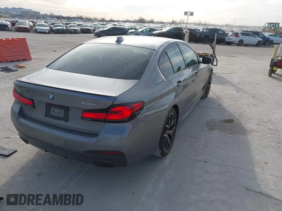2023 BMW 5 Series 530i xDrive with VIN WBA13BJ04PCL98504, listed as a IAAI auction lot 41702411 with 27,830 mi miles and . Bid and sale history available at DreamBid. Image 4.