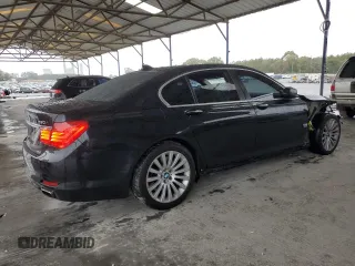 2011 BMW 7 Series 750i xDrive with VIN WBAKC6C56BC394810, listed as a Copart auction lot 79025014 with 152,399 mi miles and Salvage title. Bid and sale history available at DreamBid. Image 3.