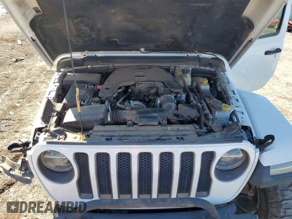2018 Jeep Wrangler Unlimited Rubicon with VIN 1C4HJXFG5JW234971, listed as a Copart auction lot 45925305 with 86,667 mi miles and Salvage title. Bid and sale history available at DreamBid. Image 13.