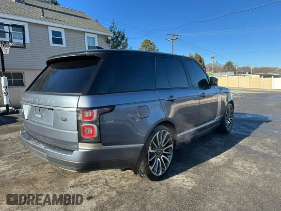 2020 Land Rover Range Rover P525 HSE z VIN SALGS2SE8LA567772, wystawiony jako Copart lot #86890524 z przebiegiem 68 695 mil mil oraz Czysty tytuł • Clean title. Historia ofert i sprzedaży dostępna na DreamBid. Obrazek 3.