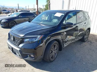 2019 Honda Passport EX-L with VIN 5FNYF7H58KB005624, listed as a IAAI auction lot 41344058 with 63,867 mi miles and . Bid and sale history available at carsss.com. Image 2.