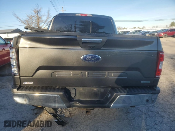 2018 Ford F-150 XL with VIN 1FTEW1EP7JFB82875, listed as a Copart auction lot 85441284 with 116,261 mi miles and Salvage Title. Bid and sale history available at carsss.com. Image 6.