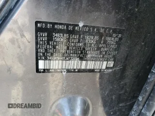 2020 Honda Fit LX with VIN 3HGGK5H47LM732724, listed as a Copart auction lot 59581305 with 71,269 mi miles and Salvage title. Bid and sale history available at DreamBid. Image 12.