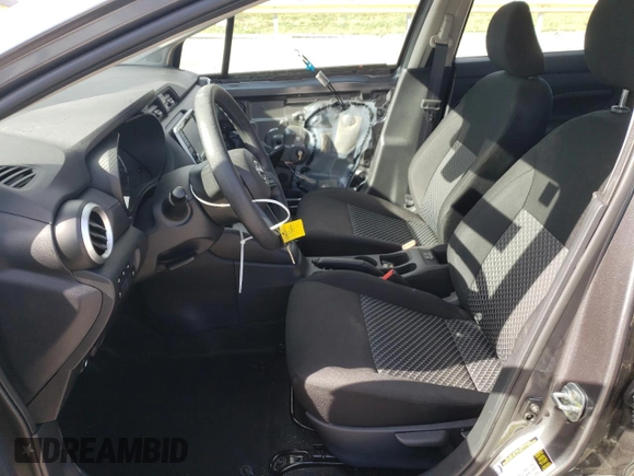 2024 Nissan Versa S with VIN 3N1CN8DV1RL866991, listed as a Copart auction lot 50181635 with 2,617 mi miles and Salvage Title. Bid and sale history available at DreamBid. Image 7.