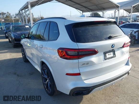 2022 BMW X5 sDrive40i with VIN 5UXCR4C0XN9N25946, listed as a IAAI auction lot 41957291 with 34,286 mi miles. Bid and sale history available at carsss.com. Image 3.