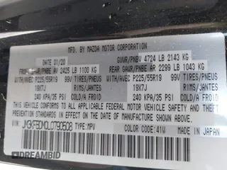 2020 Mazda CX-5 Grand Touring with VIN JM3KFBDM0L0790508, listed as a IAAI auction lot 41883319 with 114,398 mi miles and . Bid and sale history available at carsss.com. Image 9.