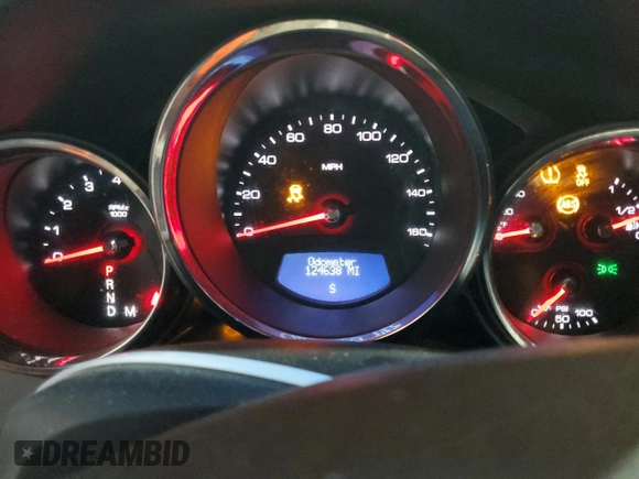 2013 Cadillac CTS Performance with VIN 1G6DK5E30D0157791, listed as a Copart auction lot 83798544 with 124,638 mi miles and Salvage Title. Bid and sale history available at DreamBid. Image 9.