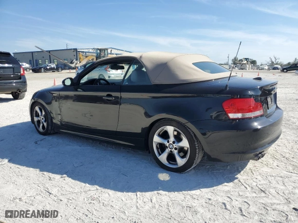 2008 BMW 1 Series 128i with VIN WBAUL73548VE89347, listed as a Copart auction lot 46103715 with 91,717 mi miles and Salvage Title. Bid and sale history available at carsss.com. Image 2.