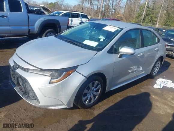 2021 Toyota Corolla LE with VIN 5YFEPMAE7MP196422, listed as a IAAI auction lot 41345740 with 114,039 mi miles. Bid and sale history available at carsss.com. Image 2.