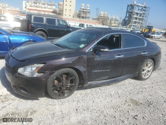2011 Nissan Maxima 3.5 SV w/Premium Pkg with VIN 1N4AA5AP0BC804848, listed as a Copart auction lot 48809545 with 199,478 mi miles and Clean Title. Bid and sale history available at carsss.com. Image 1.
