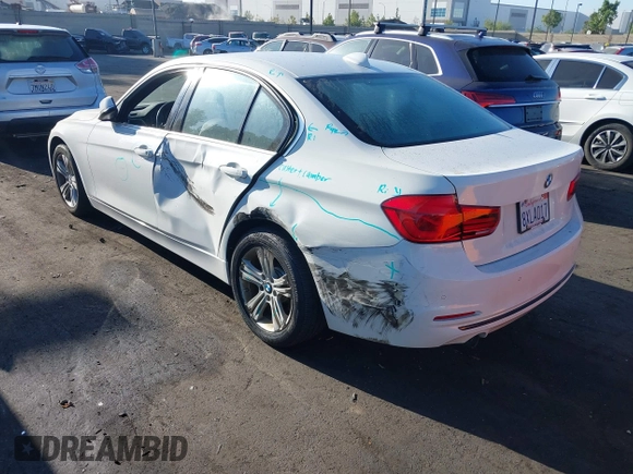 2017 BMW 3 Series 328d xDrive with VIN WBA8F1C39HK898141, listed as a IAAI auction lot 42654788 with 91,817 mi miles and . Bid and sale history available at DreamBid. Image 3.