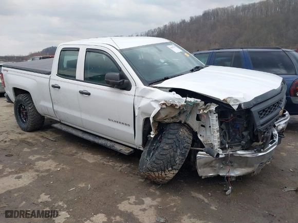 2015 Chevrolet Silverado 1500 Work Truck with VIN 1GCVKPEC9FZ401854, listed as a IAAI auction lot 41607357 with 207,244 mi miles. Bid and sale history available at carsss.com. Image 1.