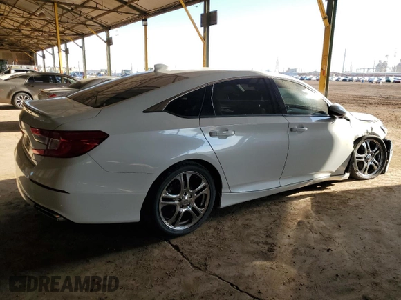2019 Honda Accord Sedan Sport 1.5T with VIN 1HGCV1F35KA142574, listed as a Copart auction lot 48250975 with 57,115 mi miles and Salvage Title. Bid and sale history available at carsss.com. Image 3.