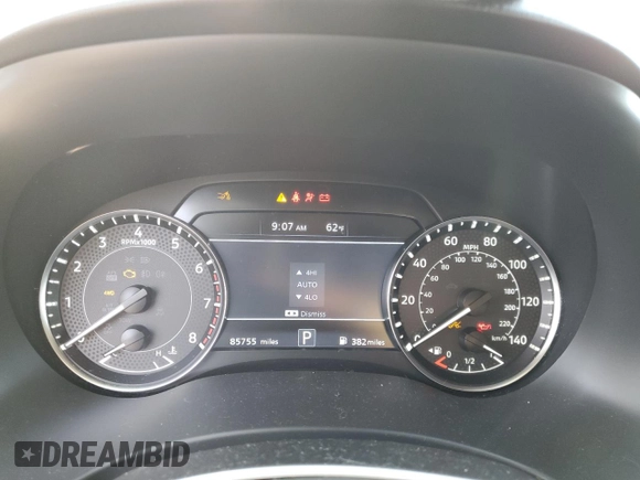 2021 Nissan Armada SL with VIN JN8AY2BB8M9793254, listed as a Copart auction lot 48853805 with 85,755 mi miles and Salvage Title. Bid and sale history available at carsss.com. Image 9.