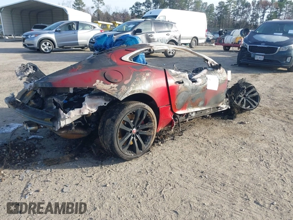 2015 Jaguar F-TYPE V6 S with VIN SAJWA6BU8F8K20167, listed as a IAAI auction lot 41741881 with 1 mi miles. Bid and sale history available at carsss.com. Image 4.