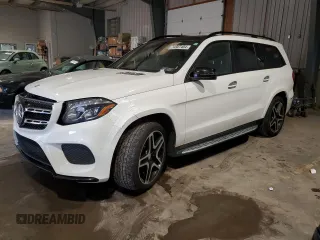 2017 Mercedes-Benz GLS 550 with VIN 4JGDF7DE0HA811541, listed as a Copart auction lot 74307404 with 119,812 mi miles and Salvage Title. Bid and sale history available at DreamBid. Image 1.