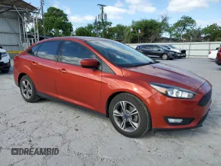 2018 Ford Focus SE with VIN 1FADP3FE6JL240371, listed as a Copart auction lot 52652735 with 42,745 mi miles and Salvage Title. Bid and sale history available at carsss.com. Image 4.