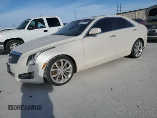 2013 Cadillac ATS Performance with VIN 1G6AC5S37D0112142, listed as a Copart auction lot 49633795 with 165,570 mi miles and Clean Title. Bid and sale history available at carsss.com. Image 1.