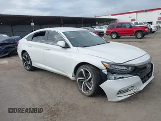 2020 Honda Accord Sport with VIN 1HGCV1F37LA138995, listed as a IAAI auction lot 41507560 with 52,595 mi miles and . Bid and sale history available at DreamBid. Image 1.