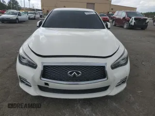 2017 Infiniti Q50 Signature Edition with VIN JN1EV7APXHM736348, listed as a Copart auction lot 51352315 with 159,434 mi miles and Salvage Title. Bid and sale history available at DreamBid. Image 5.