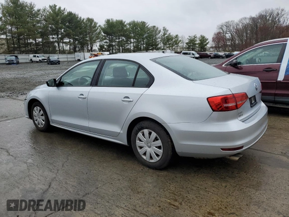 2015 Volkswagen Jetta S with VIN 3VW1K7AJ2FM303265, listed as a Copart auction lot 51550585 with 79,378 mi miles and Salvage title. Bid and sale history available at DreamBid. Image 2.