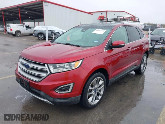 2015 Ford Edge Titanium with VIN 2FMPK4K83FBB41232, listed as a IAAI auction lot 41446222 with 97,829 mi miles. Bid and sale history available at carsss.com. Image 18.