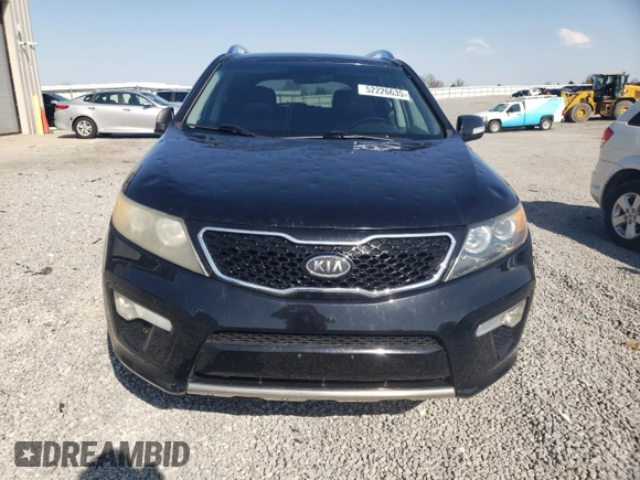 2012 Kia Sorento SX with VIN 5XYKW4A29CG247479, listed as a Copart auction lot 52226635 with 203,183 mi miles and Salvage Title. Bid and sale history available at carsss.com. Image 5.