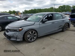 2025 Honda Civic Sport Touring z VIN 19XFL4H95SE007631, wystawiony jako Copart lot #56221255 z przebiegiem 3 738 mil mil oraz Szkoda całkowita • Salvage title. Historia ofert i sprzedaży dostępna na DreamBid. Obrazek 1.