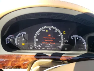 2010 Mercedes-Benz S-Class S 550 with VIN WDDNG7BB0AA340596, listed as a Copart auction lot 87000054 with 197,403 mi miles and Salvage Title. Bid and sale history available at carsss.com. Image 9.