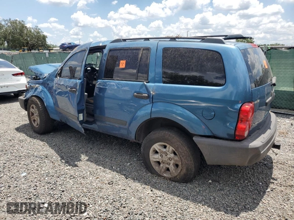 2005 Dodge Durango SXT with VIN 1D4HD38K05F607926, listed as a Copart auction lot 67392884 with Not provided miles and Salvage title. Bid and sale history available at DreamBid. Image 2.
