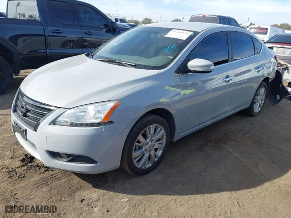 2014 Nissan Sentra SV with VIN 3N1AB7AP5EY279142, listed as a IAAI auction lot 41491575 with 125,424 mi miles. Bid and sale history available at carsss.com. Image 2.