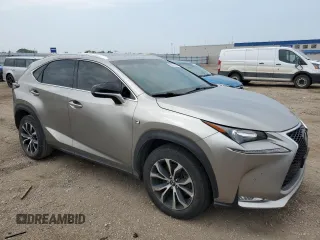 2016 Lexus NX 200t with VIN JTJBARBZ6G2072774, listed as a Copart auction lot 68511634 with 96,884 mi miles and Salvage Title. Bid and sale history available at DreamBid. Image 4.