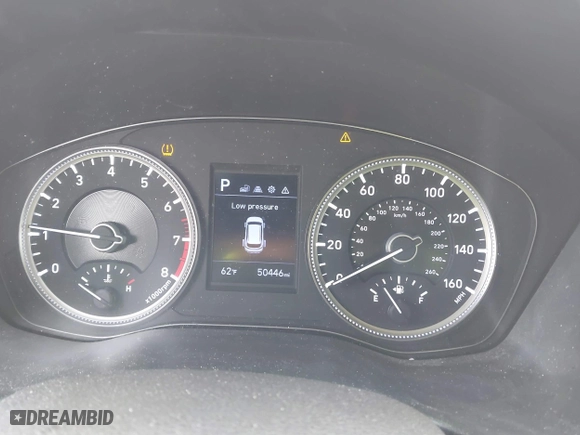 2020 Hyundai Santa Fe SE with VIN 5NMS2CAD6LH168588, listed as a IAAI auction lot 41643427 with 50,446 mi miles. Bid and sale history available at carsss.com. Image 7.